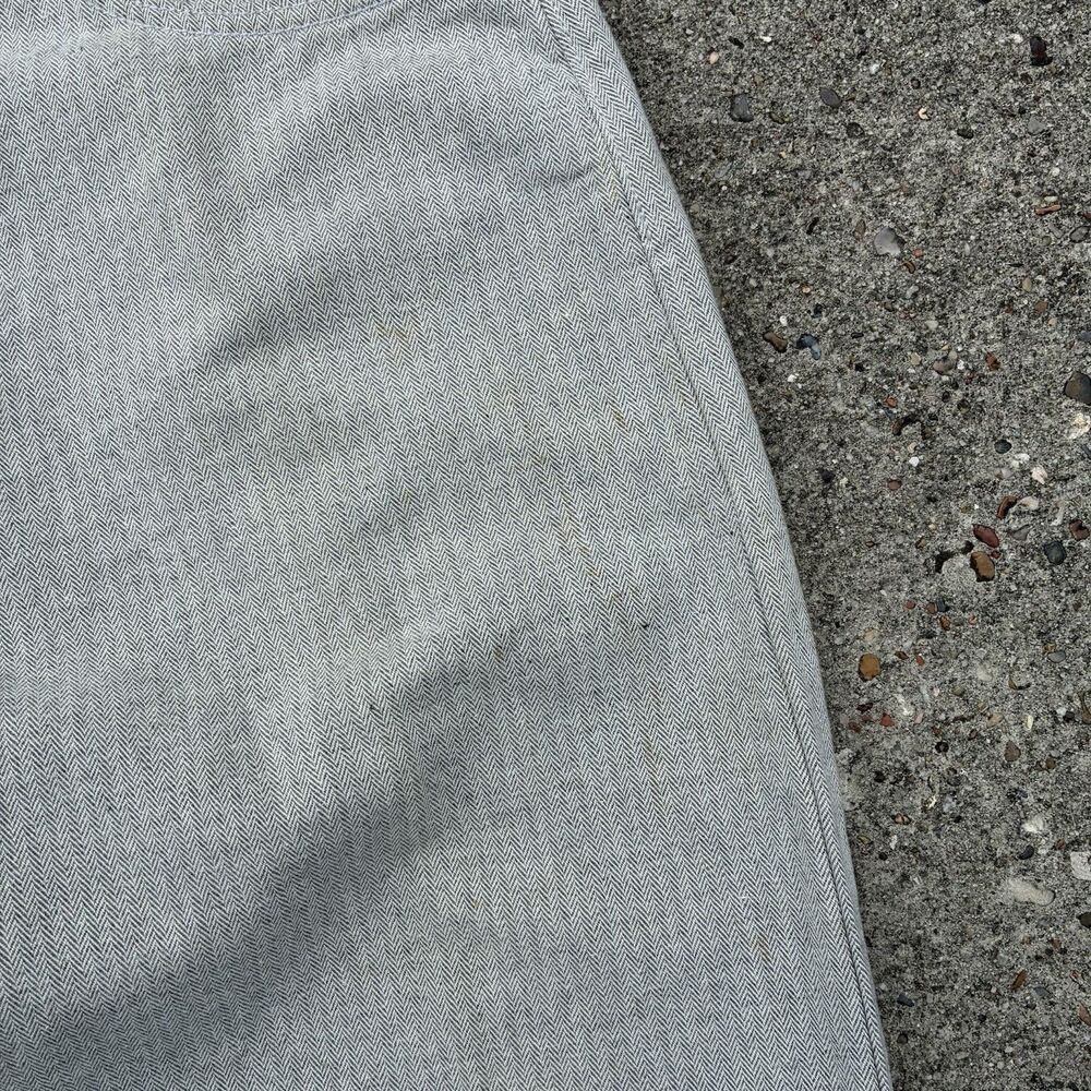 Vintage Polo Ralph Lauren Pants 34x30 100% Cotton Herringbone Trousers USA Made - Picture 10 of 16
